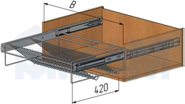 Корзина для обуви VIBO AFS75VG PARTNER 
