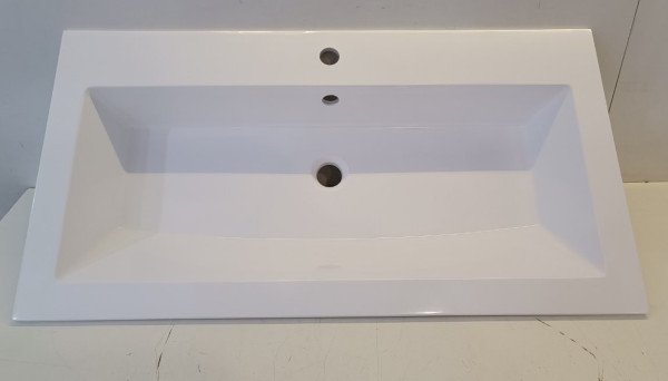 Раковина ЦВЕТ И СТИЛЬ Мария 95 литьевой мрамор/белый  Раковина ЦВЕТ И СТИЛЬ Мария 95 литьевой мрамор/белый