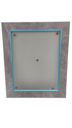 Фасад кухонный со стеклом  72.60 СТ, Бетон