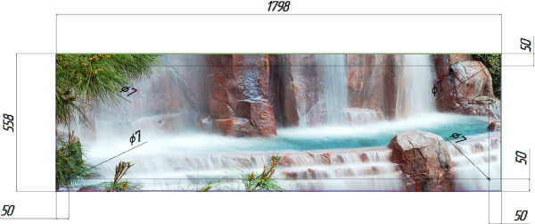 Стеновая панель Panspectrum ОПТИМА (1.798х0.558)