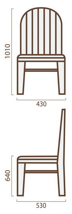 Комплект стульев 2х стульев ORIMEX "Соло-ПБ" 