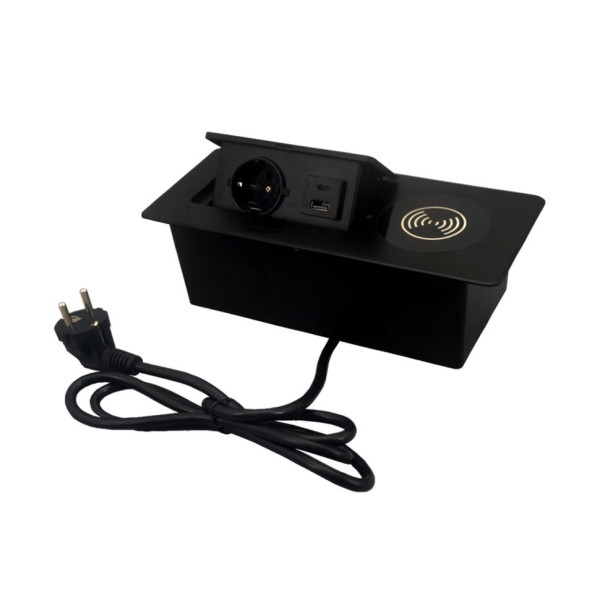 Блок розеток выдвижной горизонтальный GLS 11.800.02.037