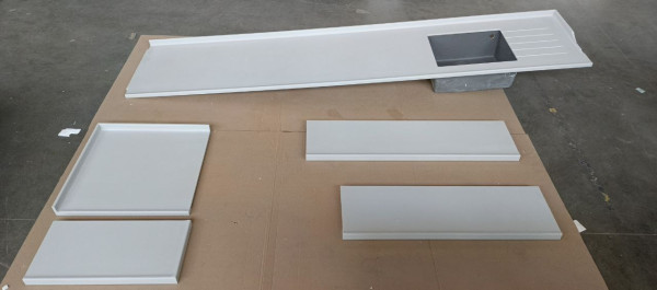 Комплект столешниц из искусственного камня (H=40 мм)