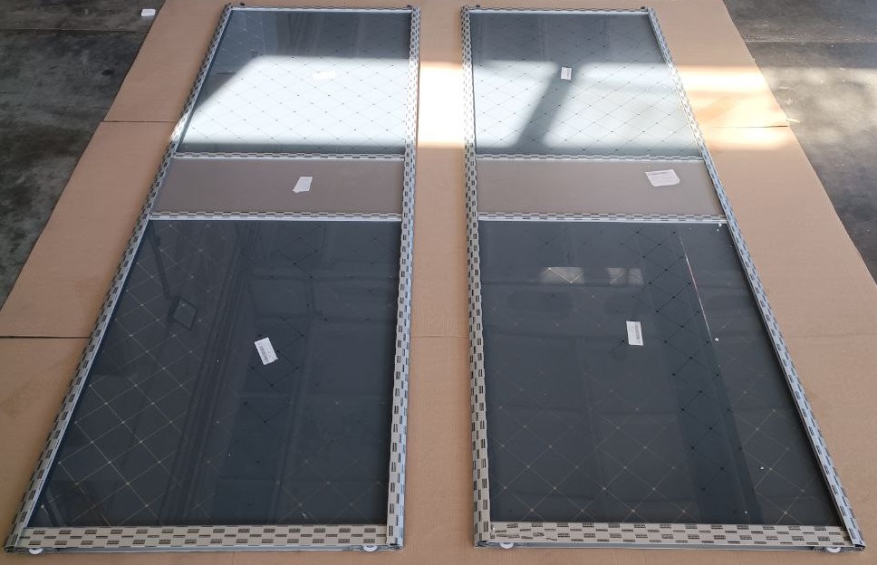 Дверные створки купе Стекло (В.2570 Ш.1704) 2шт.