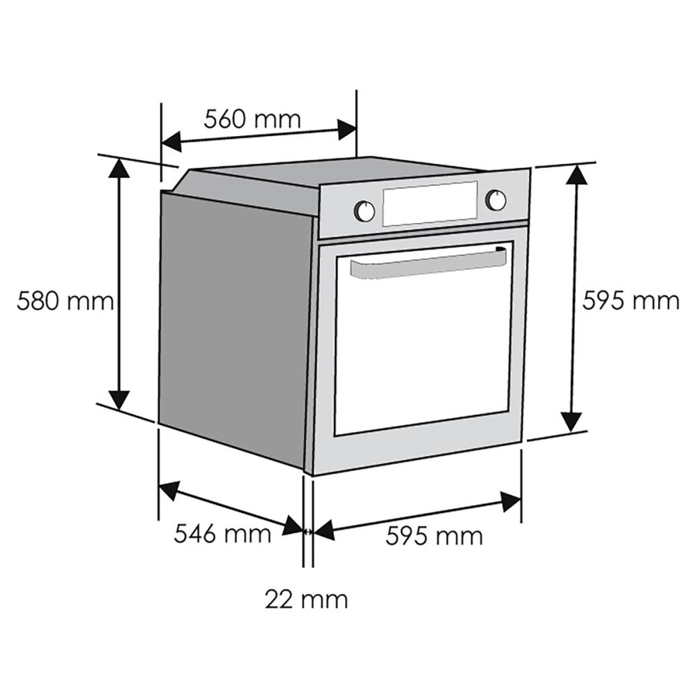 Встраиваемый духовой шкаф HAIER HOX-T11HGB 