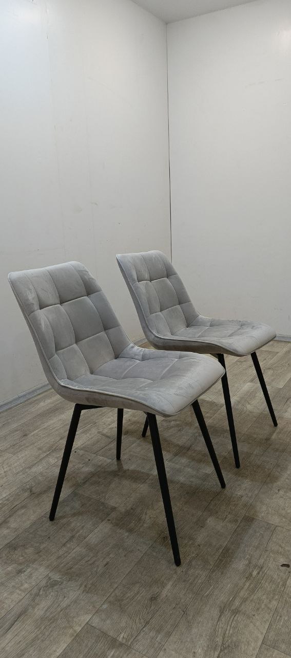 Комплект 2х стульев AERO B105 LIGHT GREY VL08, BK Комплект 2х стульев AERO B105 LIGHT GREY VL08, BK