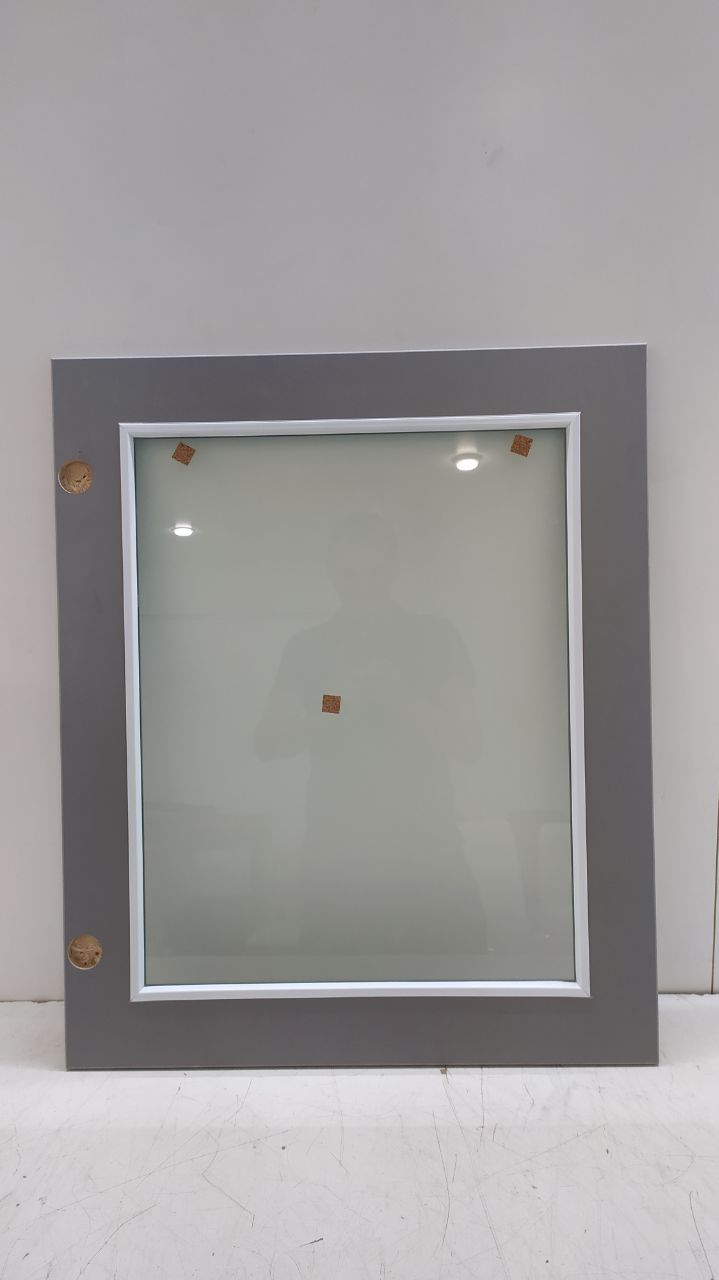 Фасад кухонный со стеклом 72.60 СТ Серый