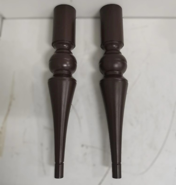 Комплект 2х барных ног из массива