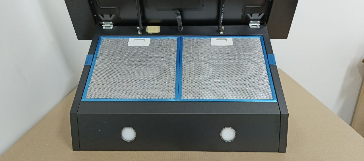 Вытяжка KRONA KRISTEN 900 black/inox S 