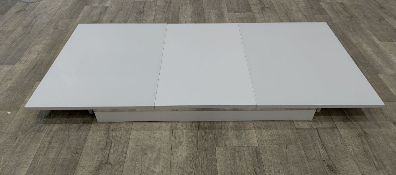 Стол AERO BARTEN 120 WHITE 120 (+50) х 80 