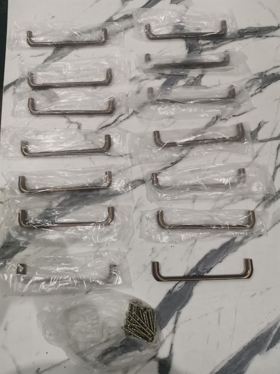 Ручка-скоба BRASS 395-160-Champagne Gold (14 шт)