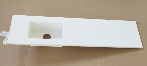 Столешница из искусственного камня (H=12 мм) (1.382x0.335)