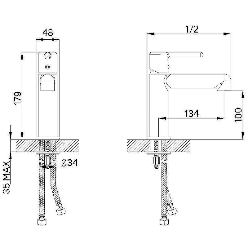 Смеситель IDDIS AIGMG00i01 Aiger  Смеситель IDDIS AIGMG00i01 Aiger