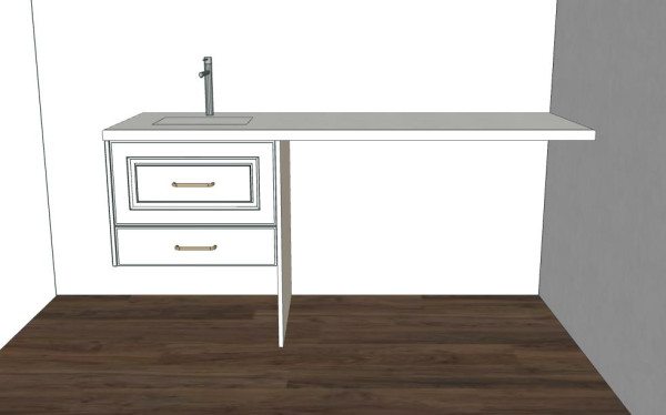 Ванная комната Nicolle крашеная Ванная комната Nicolle крашеная