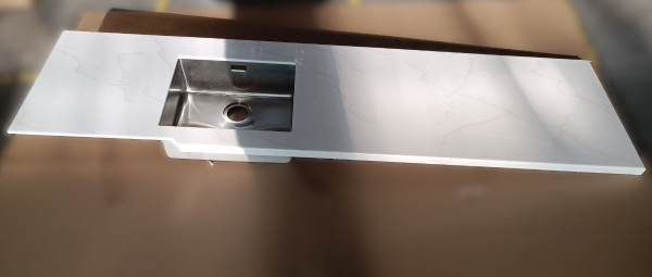 Столешница из ИК с мойкой Н=40 мм (2.265х0.600)