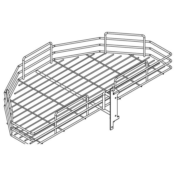 Кассетница поворотная угловая INOXA Art. 301/76 Кассетница поворотная угловая INOXA Art. 301/76