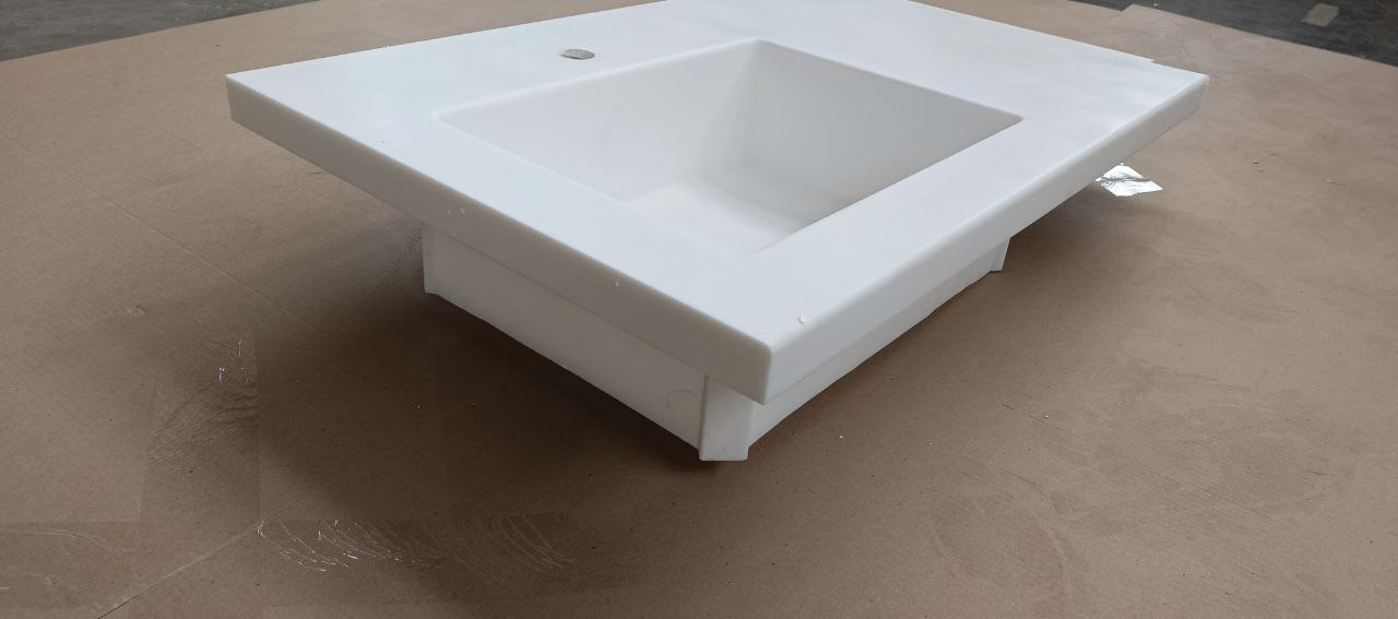 Столешница с мойкой из искусственного камня (H=40 мм) 