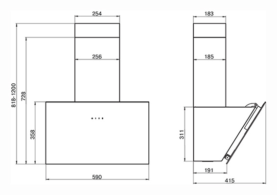 Вытяжка ELIKOR КВ 60П-650-Е3Д 