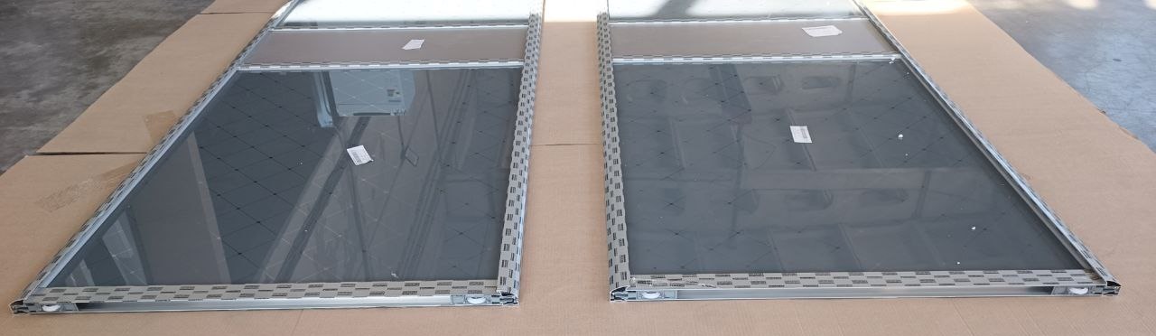 Дверные створки купе Стекло (В.2570 Ш.1704) 2шт.