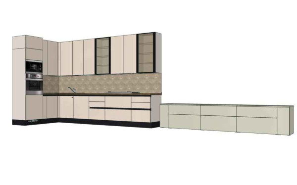 Кухонный гарнитур + Ливинг Jazz Intuit  Кухонный гарнитур + Ливинг Jazz Intuit