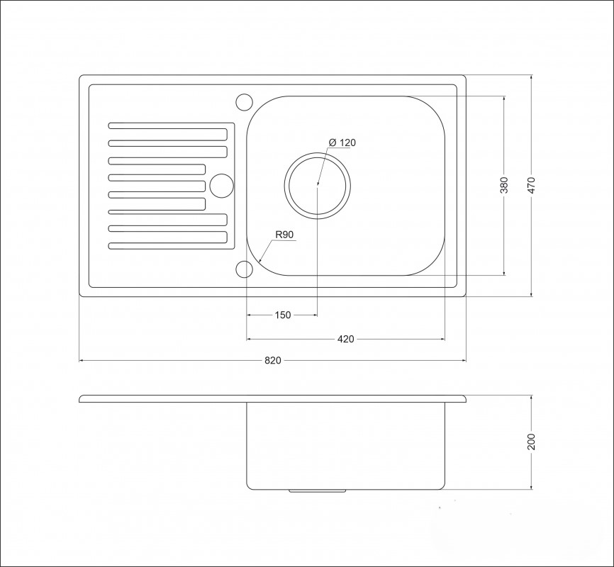 Мойка OULIN OL-101Y  Мойка OULIN OL-101Y