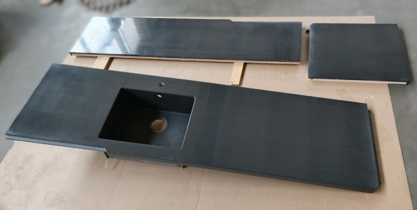 Комплект столешниц из ИК со стеновой панелью