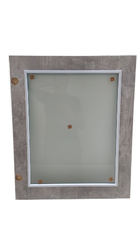 Фасад кухонный со стеклом  72.60 СТ, Бетон