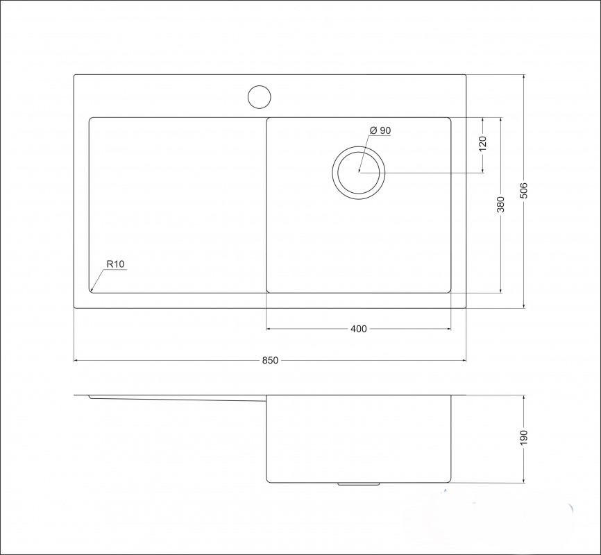 Мойка OULIN OL-FTR102R  Мойка OULIN OL-FTR102R