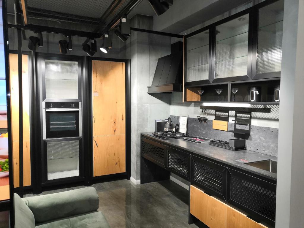 Кухонный гарнитур Antro Wood натуральная