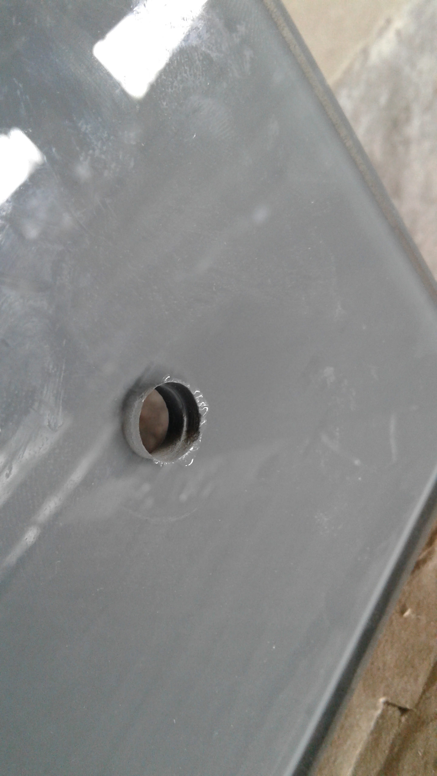 Стеновая панель крашеная  ЛЮКС (2.701x0.308)