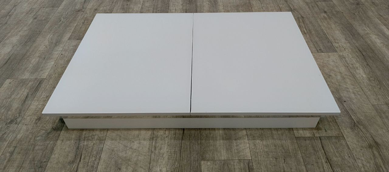 Стол AERO BARTEN 120 WHITE 120 (+50) х 80 