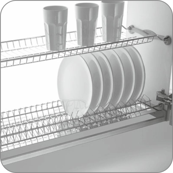 Сушка для посуды INOXA 570*280