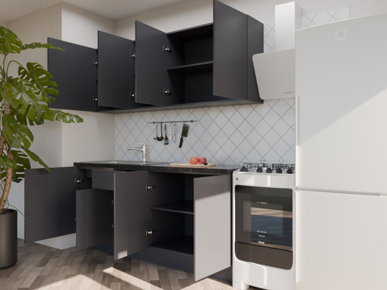 Кухонный гарнитур Tokyo Minimal IB Кухонный гарнитур Tokyo Minimal IB