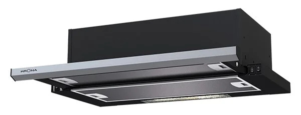 Вытяжка KRONA KAMILLA slim 600 black/inox 