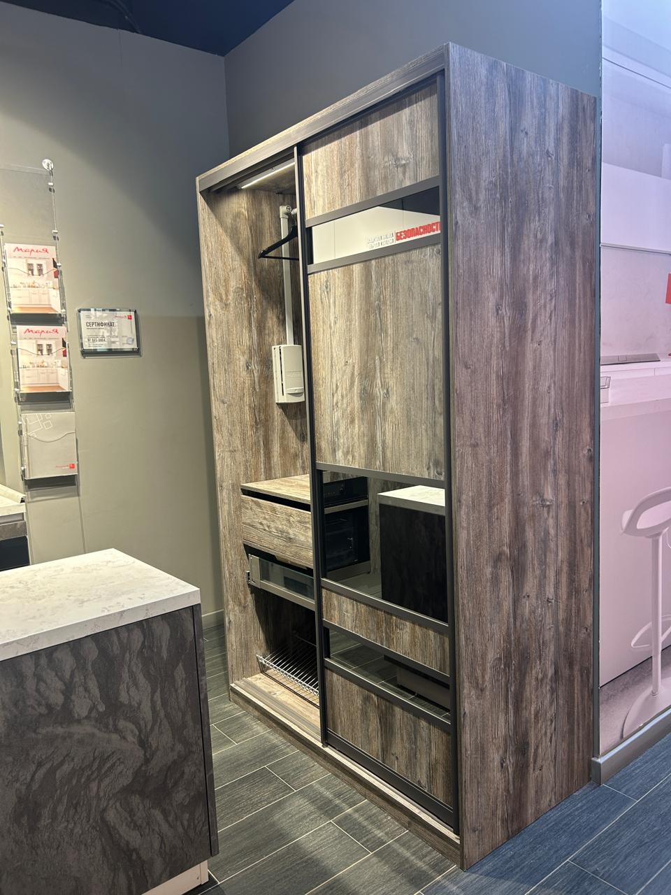 Шкаф-купе 2-х дверный Mix