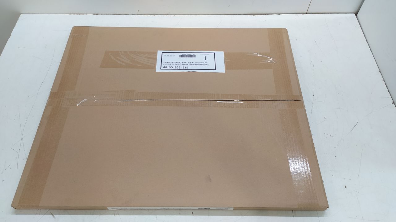 Фасад кухонный со стеклом 72.60 СТ Белый скандинавский (лак) Фасад кухонный со стеклом 72.60 СТ Белый скандинавский (лак)