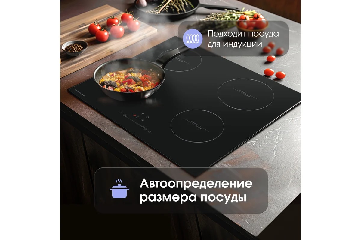 Варочная панель индукционная ZIGMUND&SHTAIN CI 35.6 B 