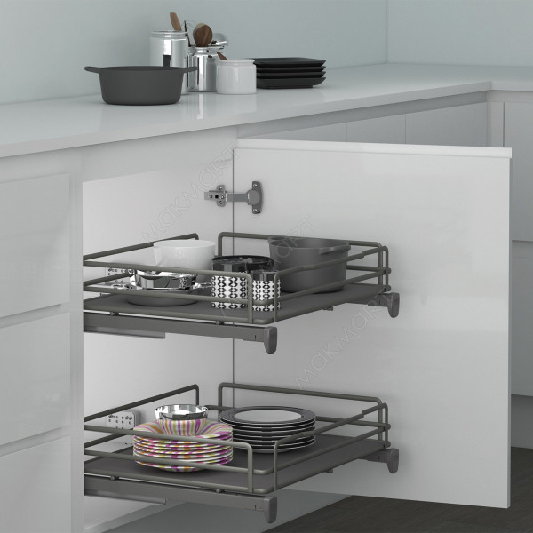 Выдвижная корзина INOXA ELLITE 5202ENPDY/60-50PCAR  Выдвижная корзина INOXA ELLITE 5202ENPDY/60-50PCAR