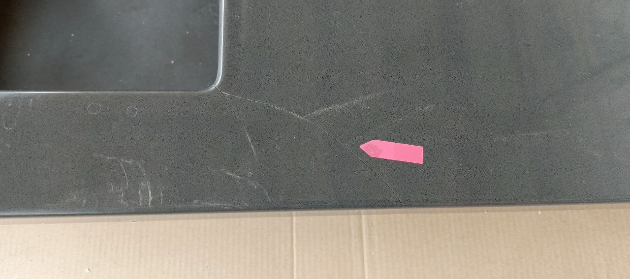 Комплект столешниц из ИК со стеновой панелью