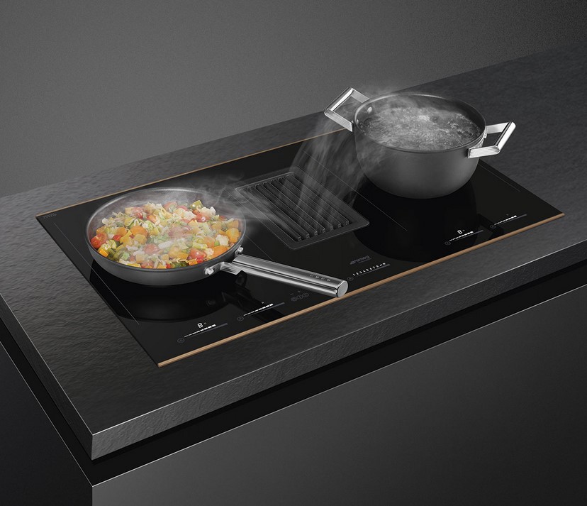 Варочная панель индукционная SMEG HOBD682R1  Варочная панель индукционная SMEG HOBD682R1