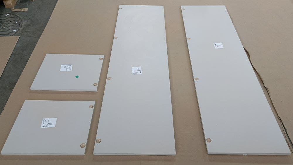 Дверные створки распашные MIX (В.2549 Ш.1091) 4шт.