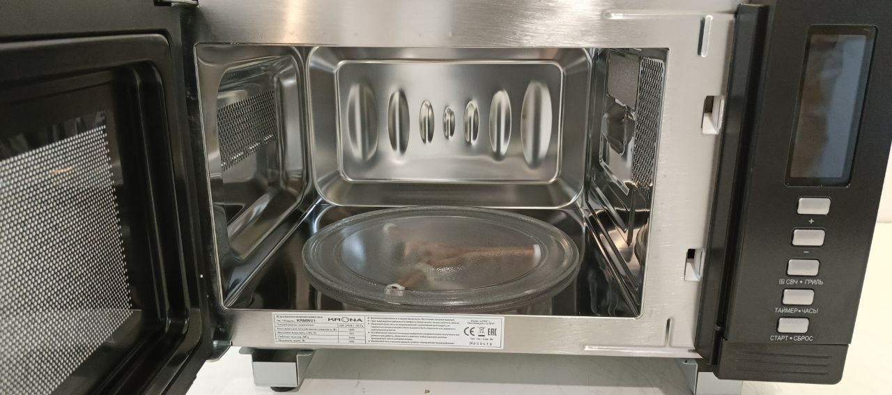 Встраиваемая микроволновая печь KRONA LAUNE 60 BL K  Встраиваемая микроволновая печь KRONA LAUNE 60 BL K