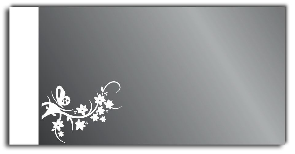 Зеркало Virginia 100Х50, LED подсветка, сенсорный выключатель, узор