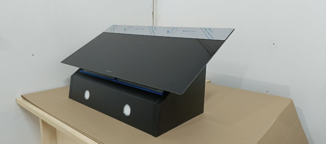 Вытяжка KRONA KRISTEN 900 black/inox S 