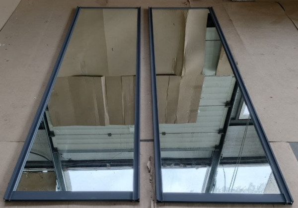 Дверные створки купе Зеркало (В.2464 Ш.1502) 2шт.