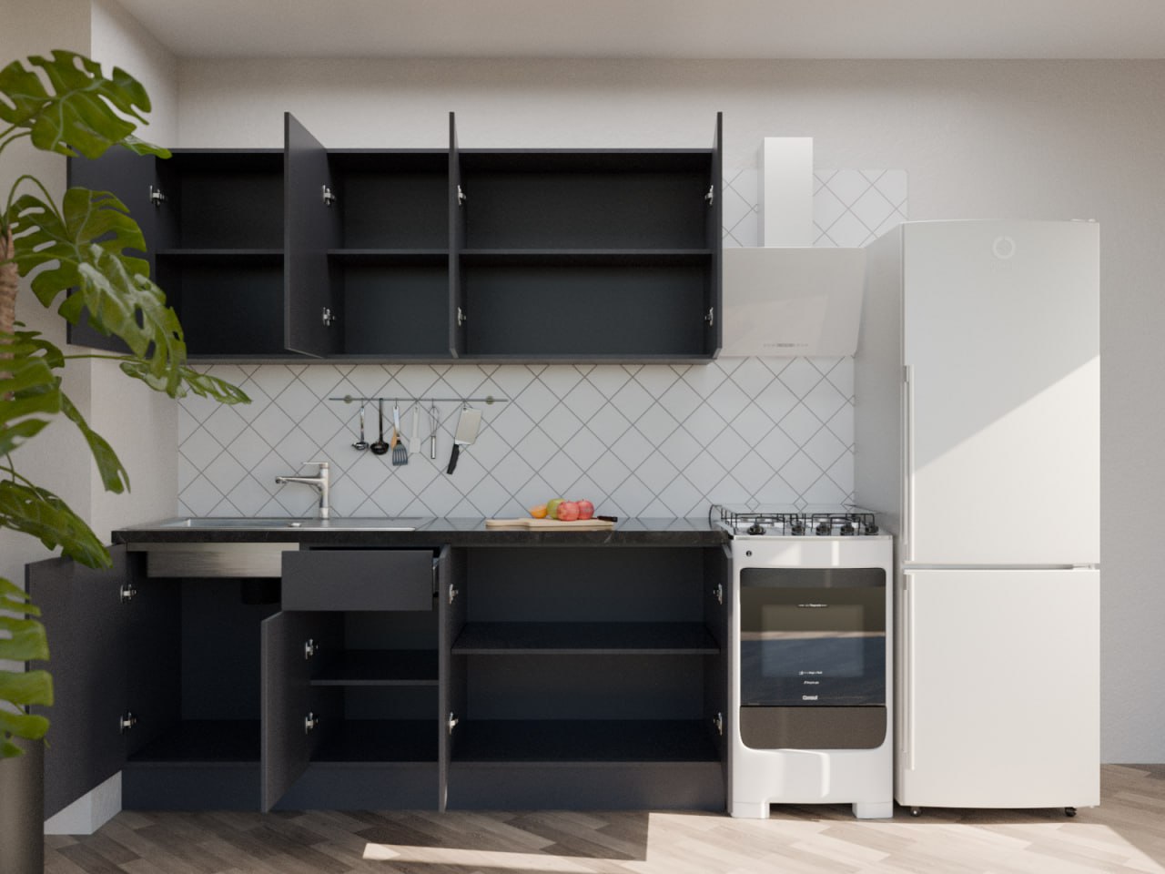Кухонный гарнитур Tokyo Minimal IB Кухонный гарнитур Tokyo Minimal IB