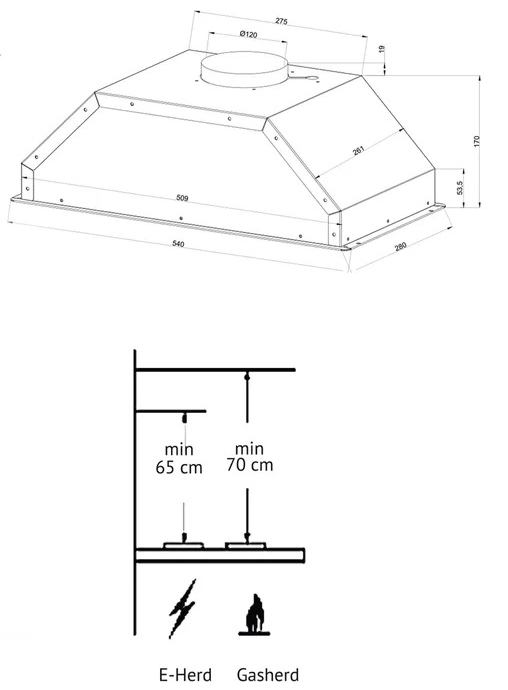 Вытяжка встраиваемая KUPPERSBERG INTOUCH 60 B 