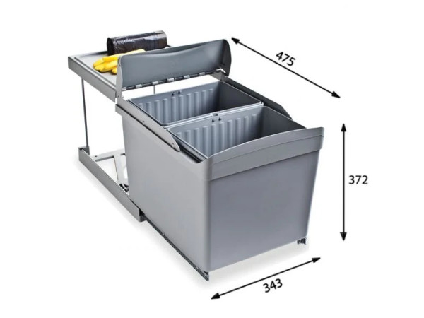Система сортировки Alveus 1090336 Albio 30 2x16 L