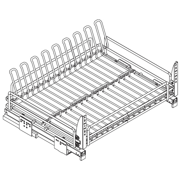 Выдвижная сушка для посуды INOXA ELLITE 5703ENPY/60-50PC16 