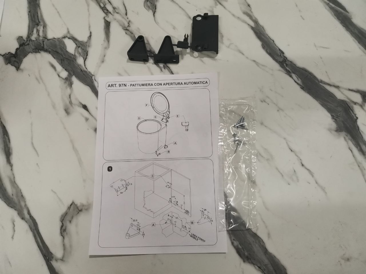 Ведро пластиковое INOXA Art. 97/G 